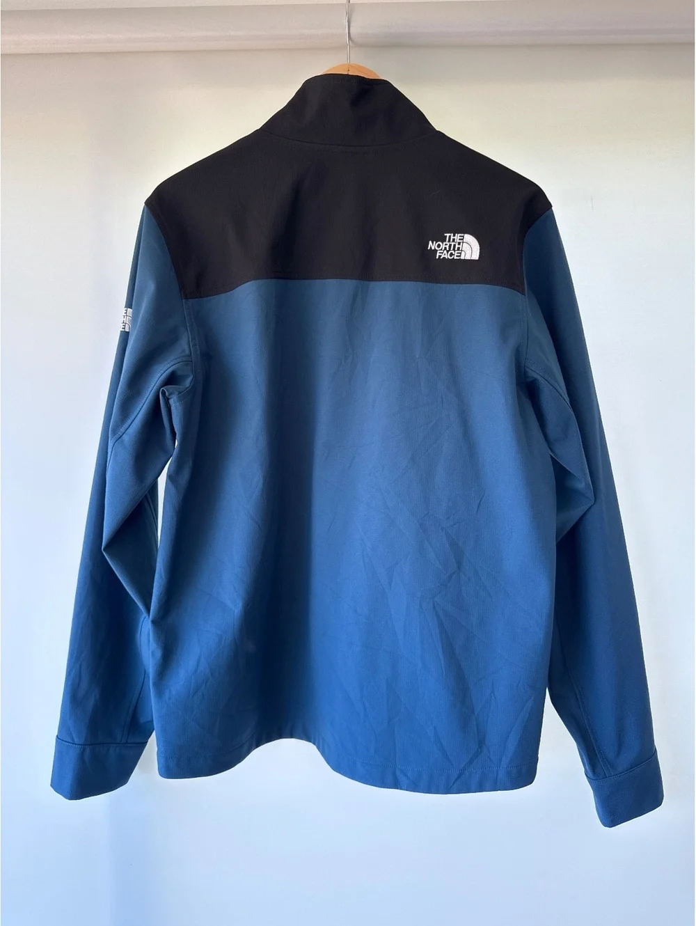The North Face x Mercedes Benz Jacket Mens M Blue Black Full Zip Softshell